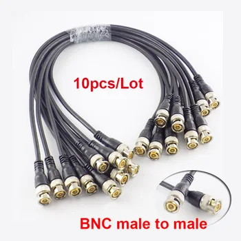  0,5 м / 1 м / 2 м / 3 м BNC штекерный кабельный шнур для адаптера BNC Домашний удлинительный разъем Провод адаптера для камеры видеонаблюдения