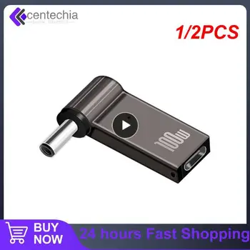 1 / 2 шт. USB Type C Адаптер для быстрой зарядки Штепсельный разъем Универсальный USB C Зарядное устройство для ноутбука Конвертер для Dell Asus Hp Acer