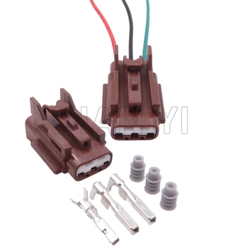 1 комплект 3-х сторонний разъем для кабеля с автоматическим проводом для крышки багажника Nissan 7183-7771-80 7282-7771-80 Автомобильная клеммная розетка проводки с кабелями