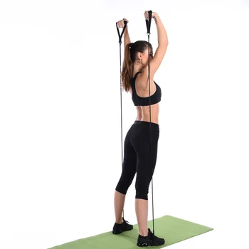 1 пара Многофункциональный латекс для ног Эластичная веревка для йоги Тренажерный зал Фитнес Упражнение Трубка Лента для домашних тренировок Силовые тренировки