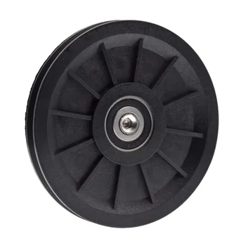  1 шт. 10 см тросовое колесо направляющее колесо R1,75 мм нейлоновое подвесное колесо 6200 подшипник шкив роликовое колесо лифт 10 * 100 мм