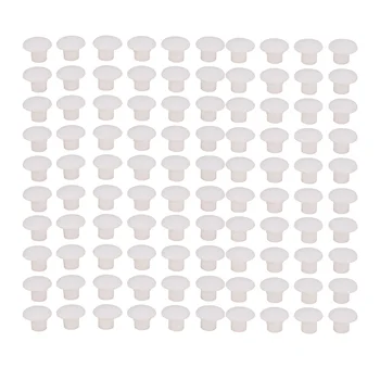 100 шт. Декор домашней мебели 5 мм белая пластиковая крышка для сверления отверстий