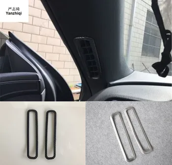 2 шт./лот Автомобильные наклейки из углеродного волокна АБС-пластика Стерео декоративный чехол для динамика стойки для 2009-2017 Volkswagen VW Scirocco
