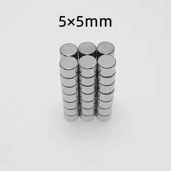 20 / 50 / 100 / 2000 шт. 5x5 мм мини маленькие круглые магниты N35 Неодимовый магнит диаметром 5x5 мм Постоянные сильные мощные магниты NdFeB 5 * 5 мм