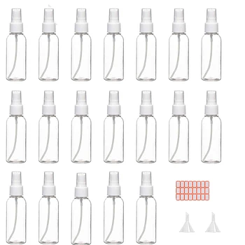 20 шт. 5 мл-100 мл многоразовые бутылки с распылителем прозрачные пластиковые флаконы для духов мини косметический пульверизатор распылитель