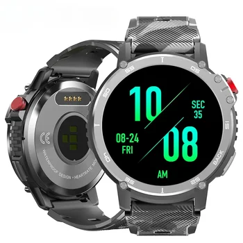 2024 IP68 Водонепроницаемые смарт-часы для мужчин Поддержка 4G ROM Подключение Bluetooth-наушники 7 дней Срок службы батареи Умные часы C22 2024