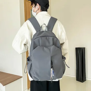 2024 Высококачественный модный водонепроницаемый рюкзак большой емкости Нейлоновые твердые рюкзаки на молнии для отдыха Женская сумочка