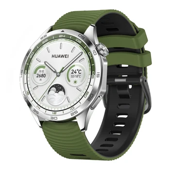 22 мм Ремешок для Huawei Watch GT 4 GT4 46 мм Браслет для смарт-часов Huawei Watch 4 GT3 Pro 46 мм GT2 Pro 2e Силиконовый браслет