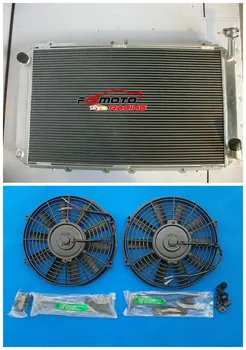 3 ROW алюминиевый радиатор для 1990 1992 1991 1993 Nissan Y60 PATROL GQ 4.2L бензин MT + вентилятор 1 год гарантии