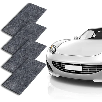 4 шт. Новая ткань для удаления царапин Nano Magic Car Многоцелевая легко ремонтируемая царапины на краске Легкий ремонт царапин для автомобилей серый