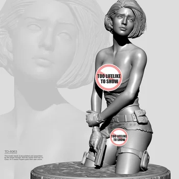 50мм 75мм Смоляные модельные наборы фигуры красоты бесцветные и самосборные (3D-печать) TD-6063/3D
