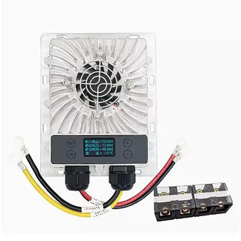 600 Вт Понижающий солнечный контроллер MPPT 12V24V, напряжение зарядки аккумулятора 10-30 В, регулируемое с помощью вентилятора контроля температуры