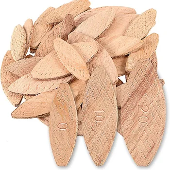 ABHU 450 штук Буковое столярное печенье Номер 0, 10, 20 Печенье для соединения древесины Буковая щепа для изготовления деревообработки
