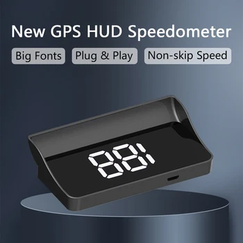 Auto GPS Проекционный дисплей Спидометр Одометр Авто Цифровая скорость Новейший проектор скорости лобового стекла для всех автомобилей