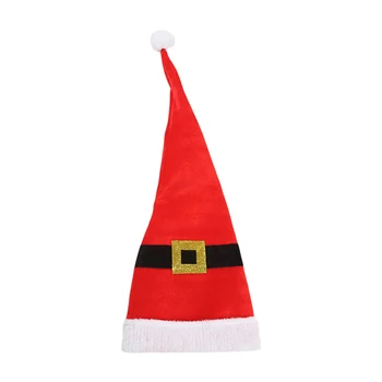 CHQCDarlys Christmas Hat Santa Hat Рождественская праздничная шляпа для взрослых детей Comfort Clown Party Supplies Christmas Photo Props