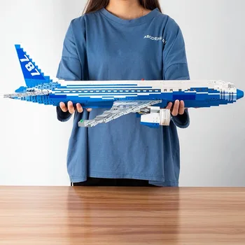 Creative Moc Mould 80009 Авиационная серия Dreamliner 787 Строительные блоки модели самолета 1353 шт. Кирпичи Детские игрушки Подарки на день рождения