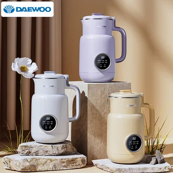 DAEWOO 600 мл Машина для соевого молока Многофункциональная соковыжималка Портативный блендер Настенная машина Автоматическая машина для обогрева домашнего соевого молока