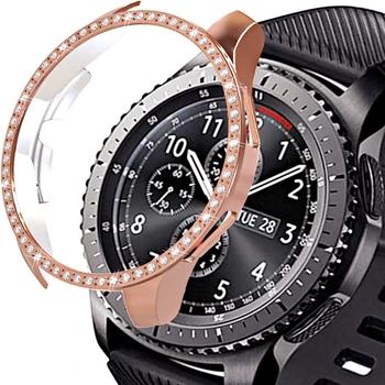 Diamond Чехол для ПК Samsung Galaxy Watch 4/5 40 мм 44 мм 5pro 45 мм аксессуары Защитный бампер Galaxy Watch 4 Classic 42 мм 46 мм