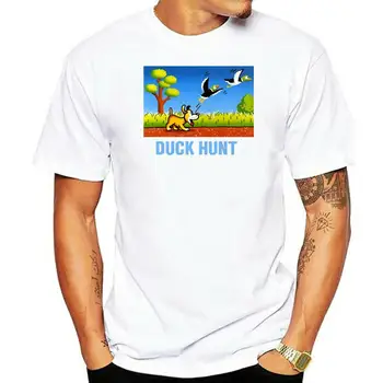 Duck Hunt Классическая игра Мужская черная футболка Размер S M L Xl 2Xl 3Xl Cool Tops Футболка