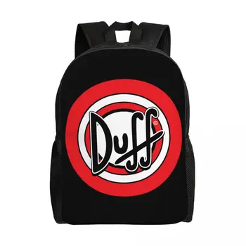 Duff Beer Рюкзаки для мужчин, женщин, школьников, студентов колледжа, книжная сумка подходит для 15-дюймовых сумок для ноутбуков