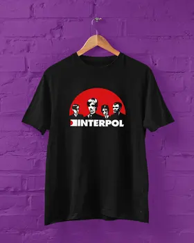Interpol Band for Fans Style Мужская женская футболка Top Tee Clothing