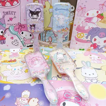 Kawaii Sanrio Аниме Расческа Милый Kuromi My Melody Pochacco Изысканная мультяшная мода Красивая расческа на воздушной подушке Подарки для девочек