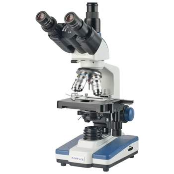 KOPPACE 40X-2500X Окуляр тринокулярного биологического микроскопа WF10X,WF25X