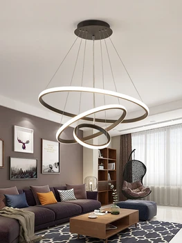 LED Потолочный светильник Лампа для спальни Столовая Простой Современный Креативный Личный Инфлюенсер Лампы Скандинавский Бар Люстра для гостиной