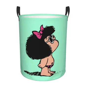 Mafalda с купальником Корзина для белья Складной большой контейнер для хранения одежды Классический Аргентина Мультфильм Манга Детская корзина