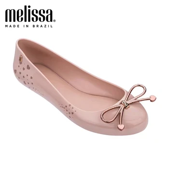 Melissa Sweet Love Женская желейная обувь Сандалии 2023 Новые женские желейные сандалии Melissa Женская полая обувь на плоской подошве Летняя обувь
