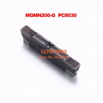 MGMN200-G PC9030, MGMN200 Твердосплавная токарная пластина с ЧПУ с двухголовочным режущим покрытием для держателя канавок Mgehr & Mgivr