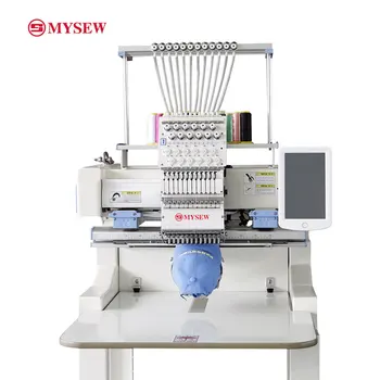MHS1201HC 12-игольная одноголовочная автоматическая промышленная многофункциональная швейная интеллектуальная вышивальная машина