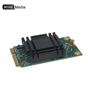 Mini PCI-E 1080p SD/HD/3G SDI Карта видеозахвата Поддержка обрезки с чересстрочной разверткой Регулировка цвета