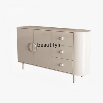 Morandi Сервант кремового цвета Шкаф Маленькая квартира Бытовая перегородка Современная минималистичная стена Вход Корпусная мебель