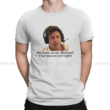 No Michael Meme F1 Автогонки Мужская футболка Хлопок Панк Футболка с круглым вырезом Уличная одежда Harajuku