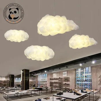 Nordic Cloud Светодиодные подвесные светильники Homedor для гостиной столовой ресторана Детские подвесные люстры Комнатные художественные светильники E27 Lamparas