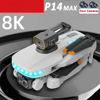 P14 Max Дрон 8K Камера Препятствие Обход БПЛА GPS Бесщеточный возврат HD Аэрофотосъемка Пульт дистанционного управления RC 5000