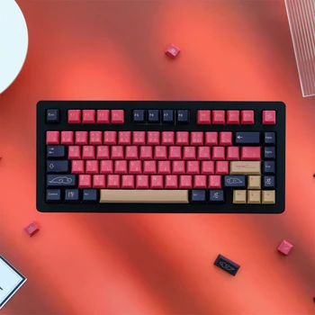 Red Warrior 129-клавишный PBT Cherry Китайская механическая клавиатура Колпачок для клавиатуры может быть Customized. key крышек