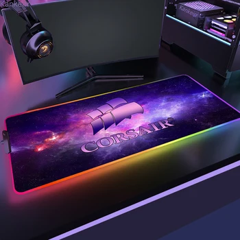 RGB Gamer C-Corsair Коврик для мыши с подсветкой Компьютерные игровые аксессуары Настольный коврик Dazzling Cool Настольный коврик для мыши Мягкий ковер ПК