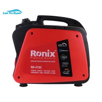 Ronix Оптовая продажа RH-4792 Модель 2 кВт Портативный мини-бензиновый инверторный генератор 220 В генератор природного газа