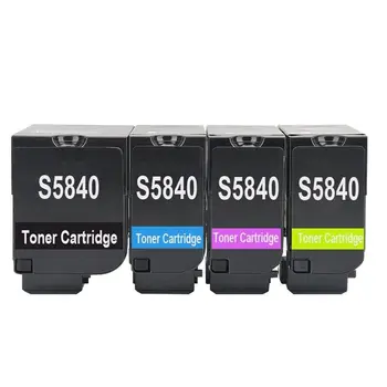 S5840 Картридж с тонером подходит для принтеров Dell S5840 S5840DN S5840CDN (4 шт.)