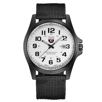 Soki Спортивные часы Man 2022 Модные повседневные мужские часы L Роскошные мужские наручные часы Relogio Masculino Кварцевые военные часы для мужчин