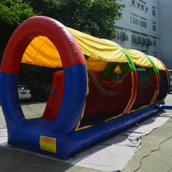 Trade Assurance Climb Slide Slide Free Safe Commercial Inflatable Obstacle Tunnel Course