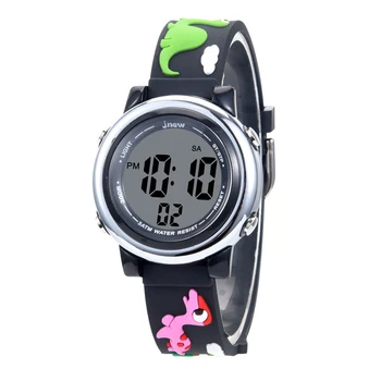 UTHAI C30 Детские мультяшные спортивные часы Будильник 30M Водонепроницаемый Дети 3D Динозавр Студент Мальчики Девочки Светодиодные Электронные Часы