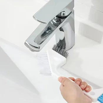 V-образная щелевая щетка для чистки Профессиональная практичная щелевая щетка для туалета в ванной комнате