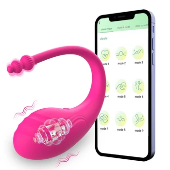 Wireless Bluetooth APP Вибратор Женский носимый Пуля Яйцо Стимулятор клитора Точка G Массажер Секс-игрушки для женщин Взрослые трусики