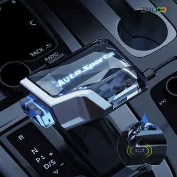  Автомобильная хрустальная ручка ручки переключения передач Рычаг Головка рычага LED для Hyundai Sonata Tucson i20 i30 i40 IX25 IX35 Verna Santa Fe Elantra Azera