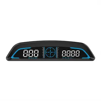 Автомобильный проекционный дисплей Универсальный GPS-спидометр HUD Цифровые датчики с адаптивным датчиком света Экран высокой четкости Превышение скорости