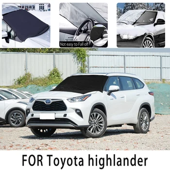 Автомобильный снегозащитный чехол для Toyota Highlander авто теплоизоляция солнцезащитный козырек антифриз ветер защита от замерзания автомобильные аксессуары