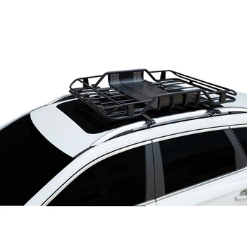 Алюминиевая корзина багажника на крыше Несущая платформа подходит для Land Cruiser 200 LC200 полноразмерный тентовый стеллаж без сверления